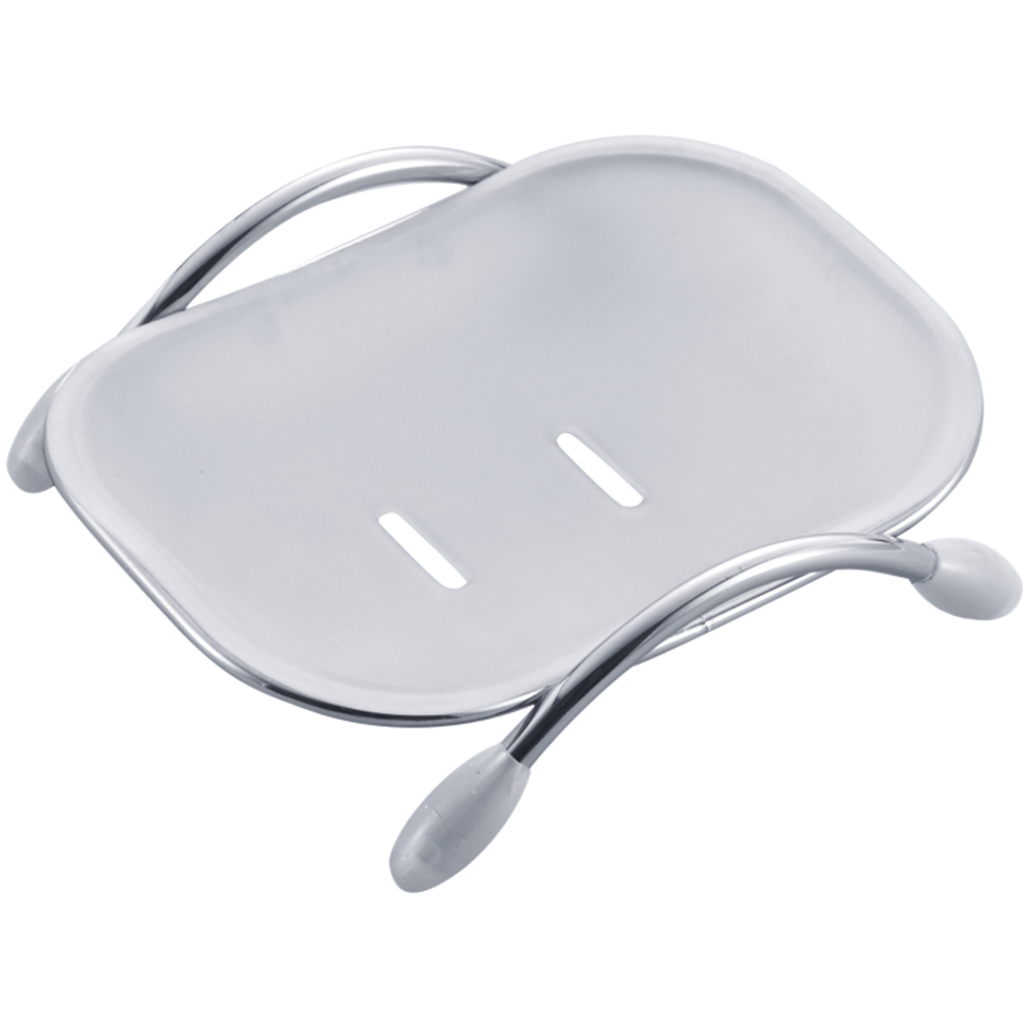 Мыльница пластиковая/настольная (белая) Haiba HB 332-1