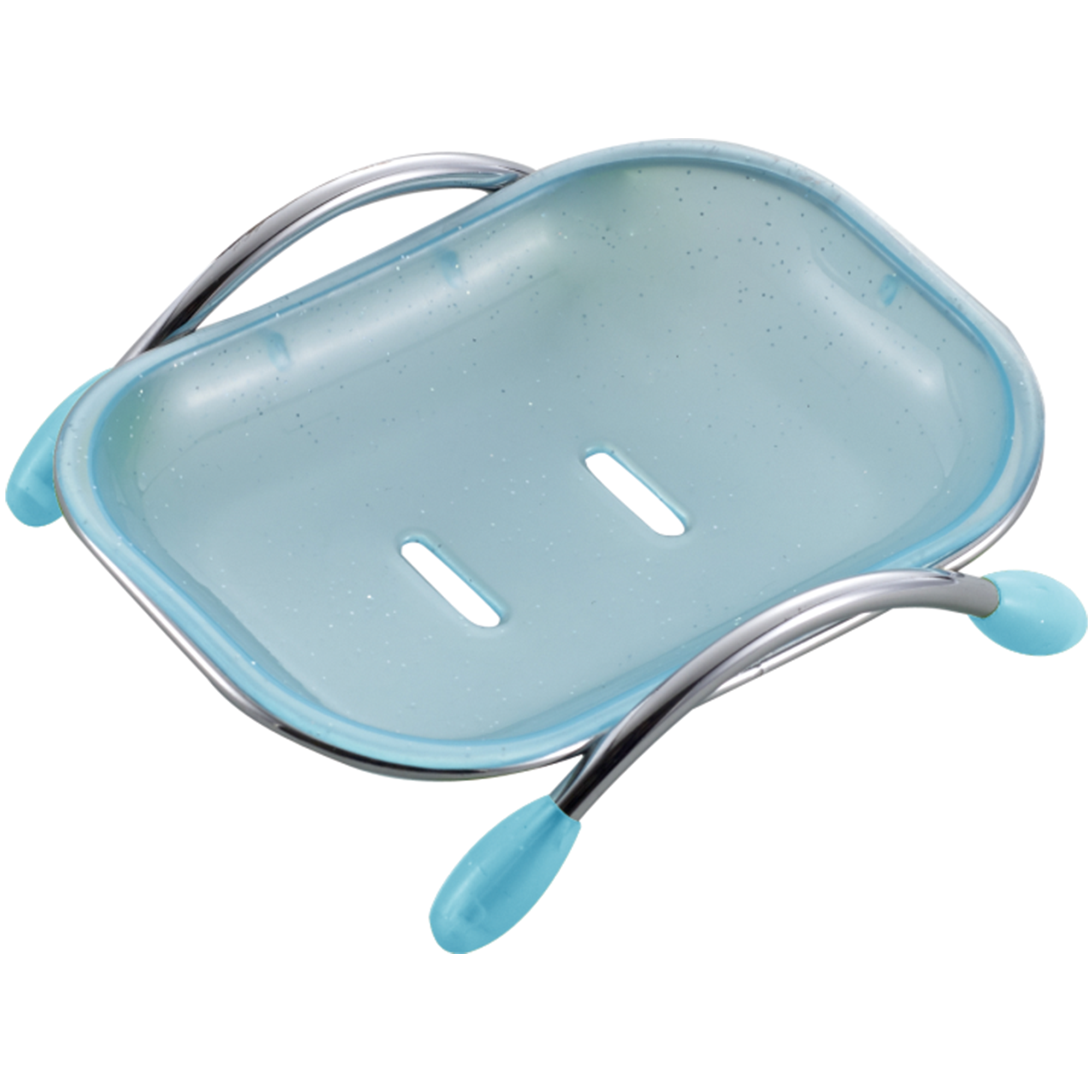 Мыльница пластиковая/настольная (синяя) Haiba HB 333-1