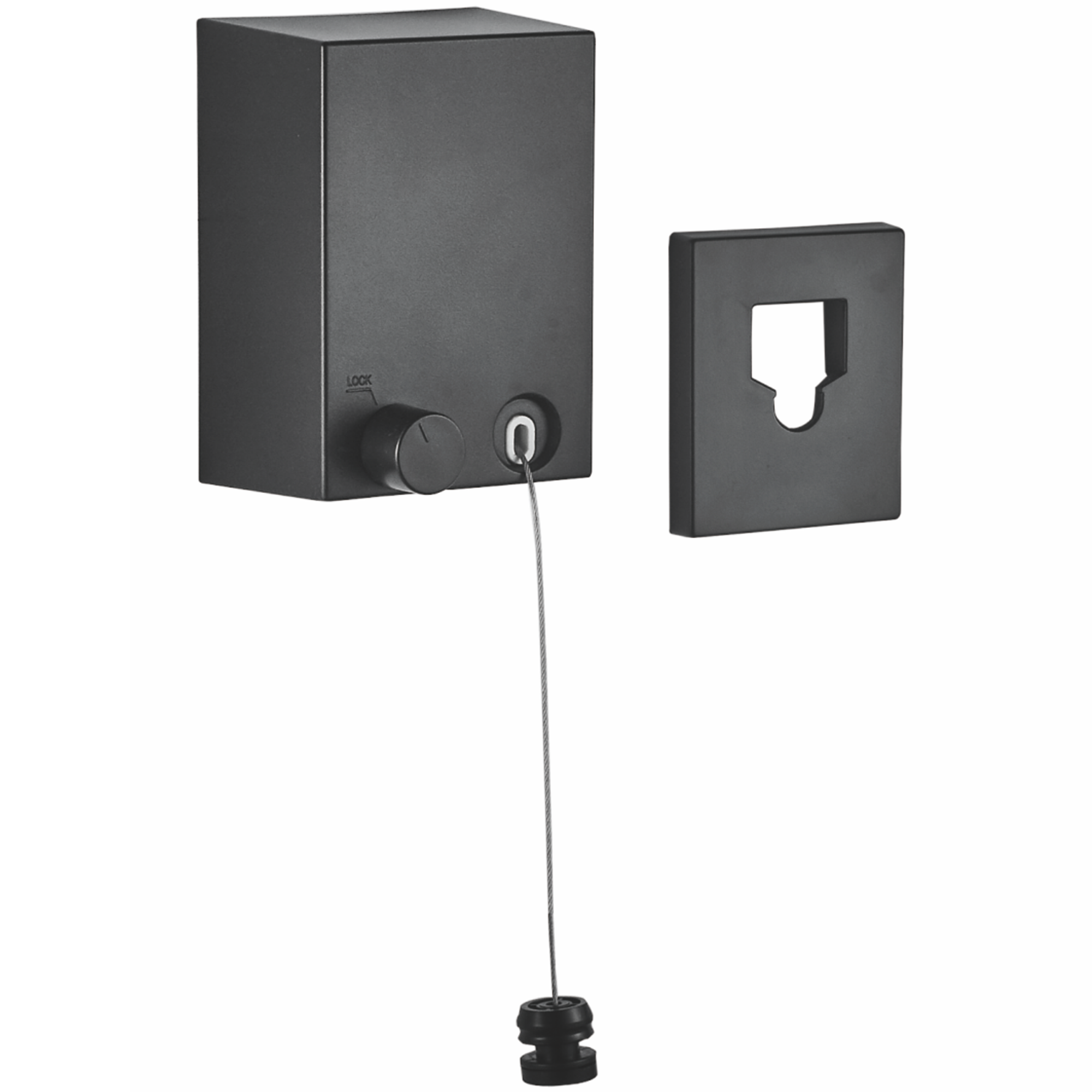 Выдвижная сушилка для белья, черный HB 121-7