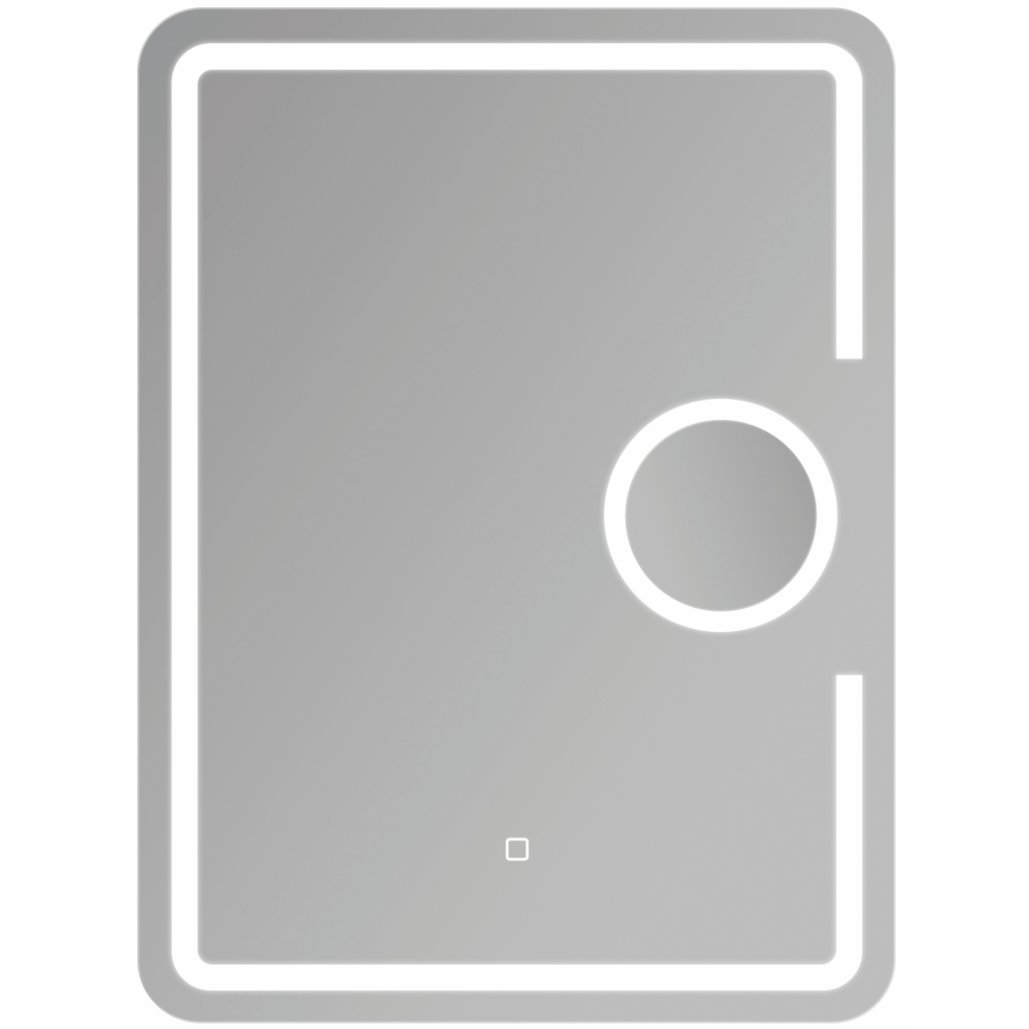 Зеркало LED 600*800 мм с макияжным Зеркалом HB 661