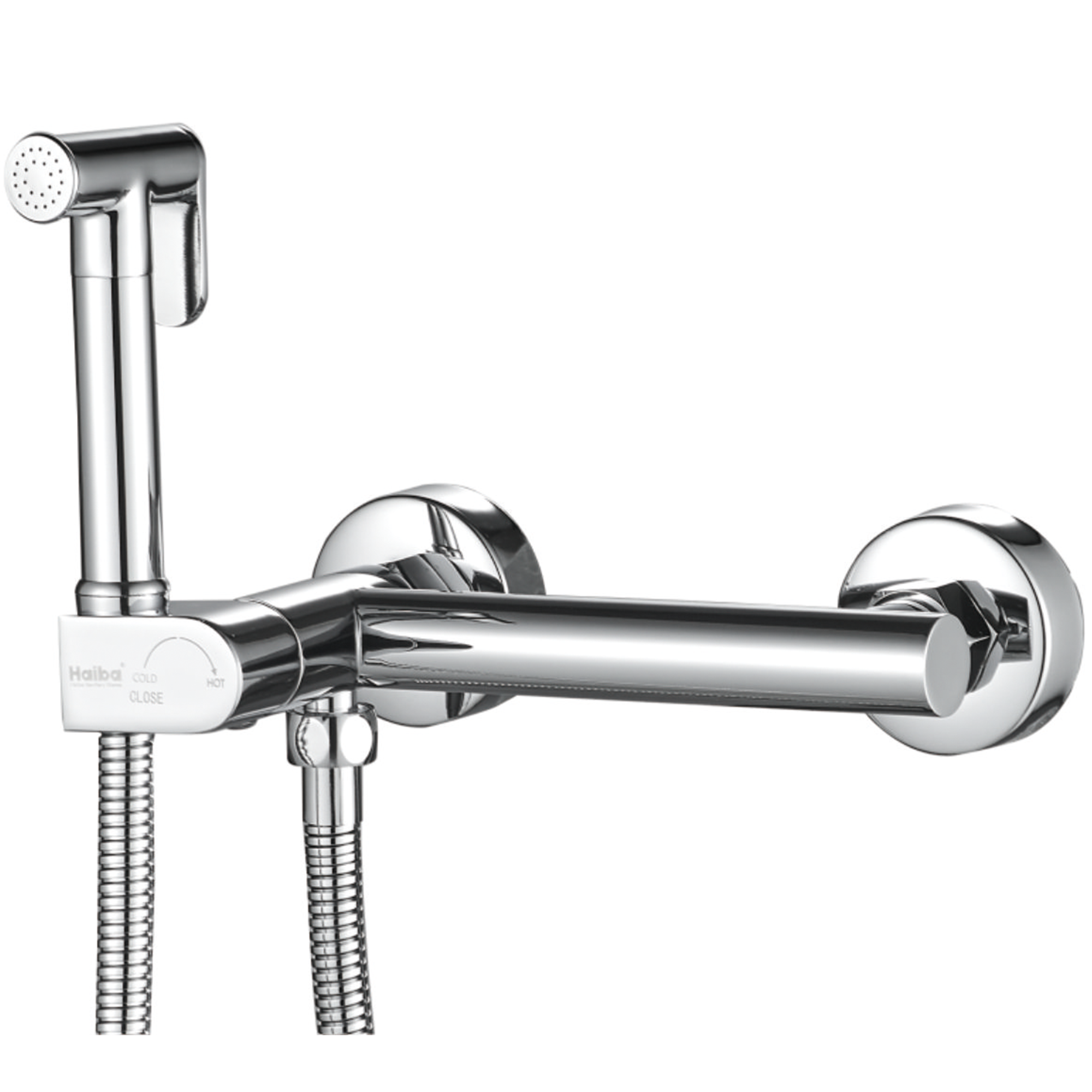 Гигиенический душ, латунь, хром Комплектация: лейка, шланг 1,5м HB 5514