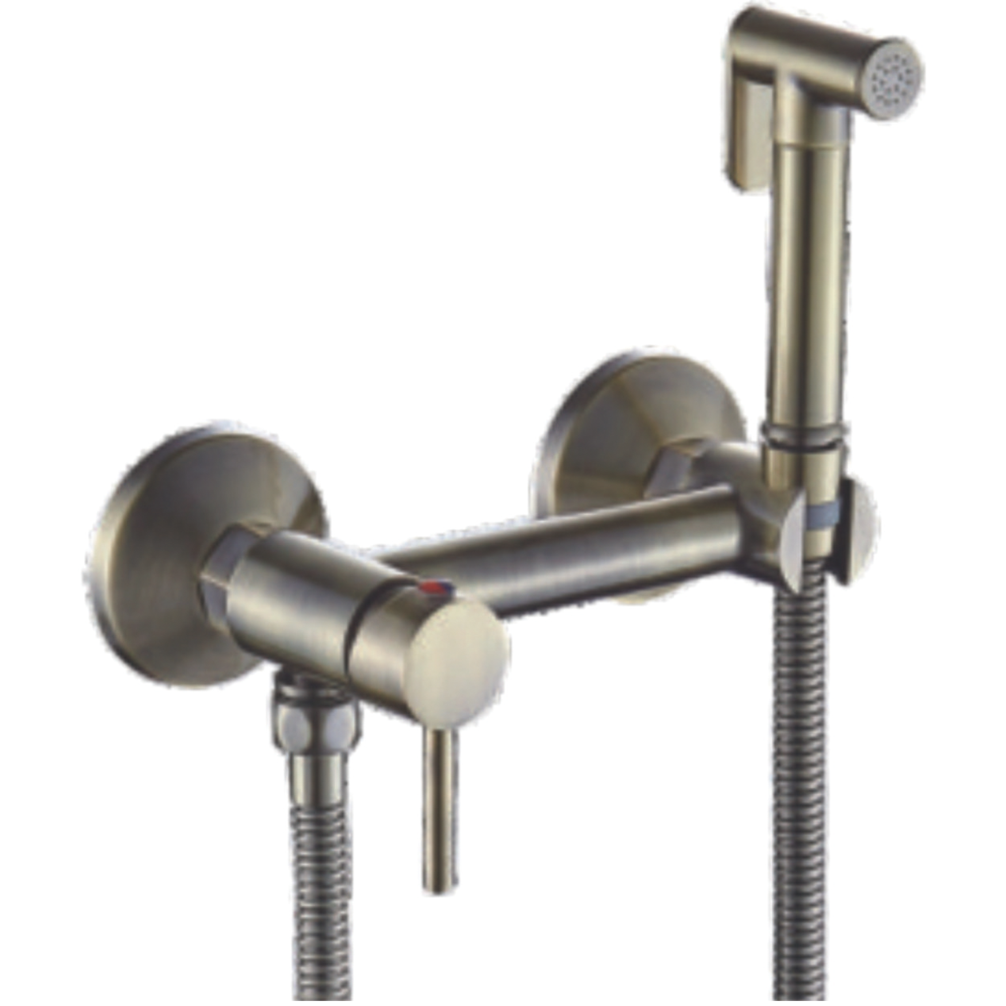 Гигиенический душ, латунь, бронза Комплектация: лейка, шланг 1,5м HB 5510-4