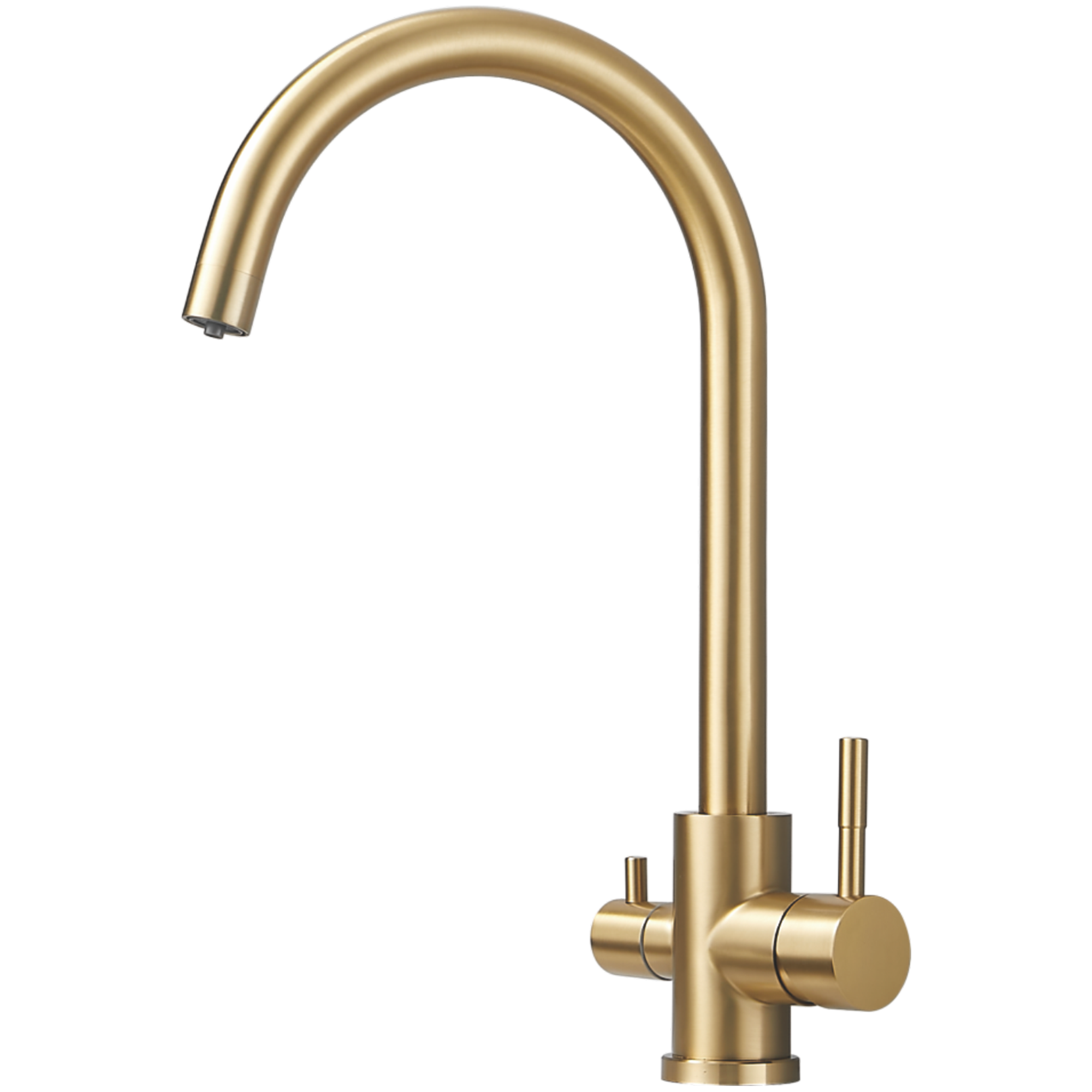 Смеситель для кухни с подключением фильтра, нержавеющая сталь, золото HB 43828-5