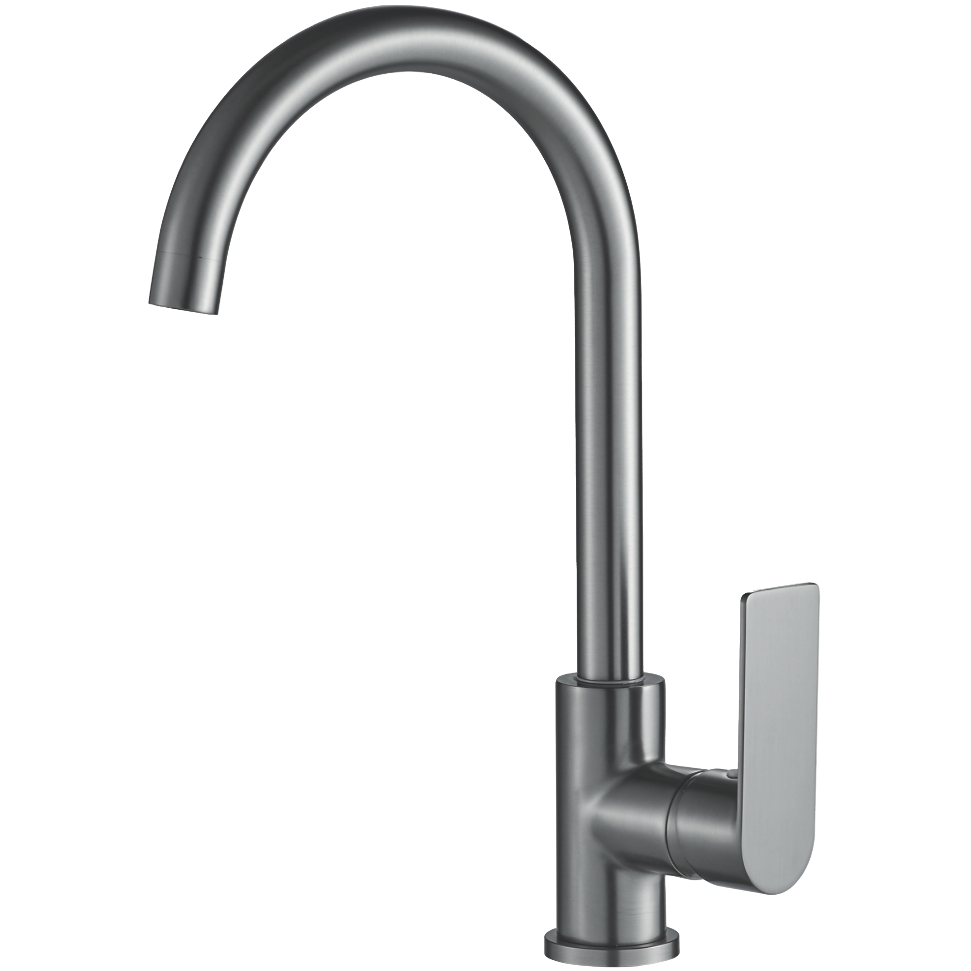 Смеситель для кухни, латунь, оружейная сталь HB 70505-3