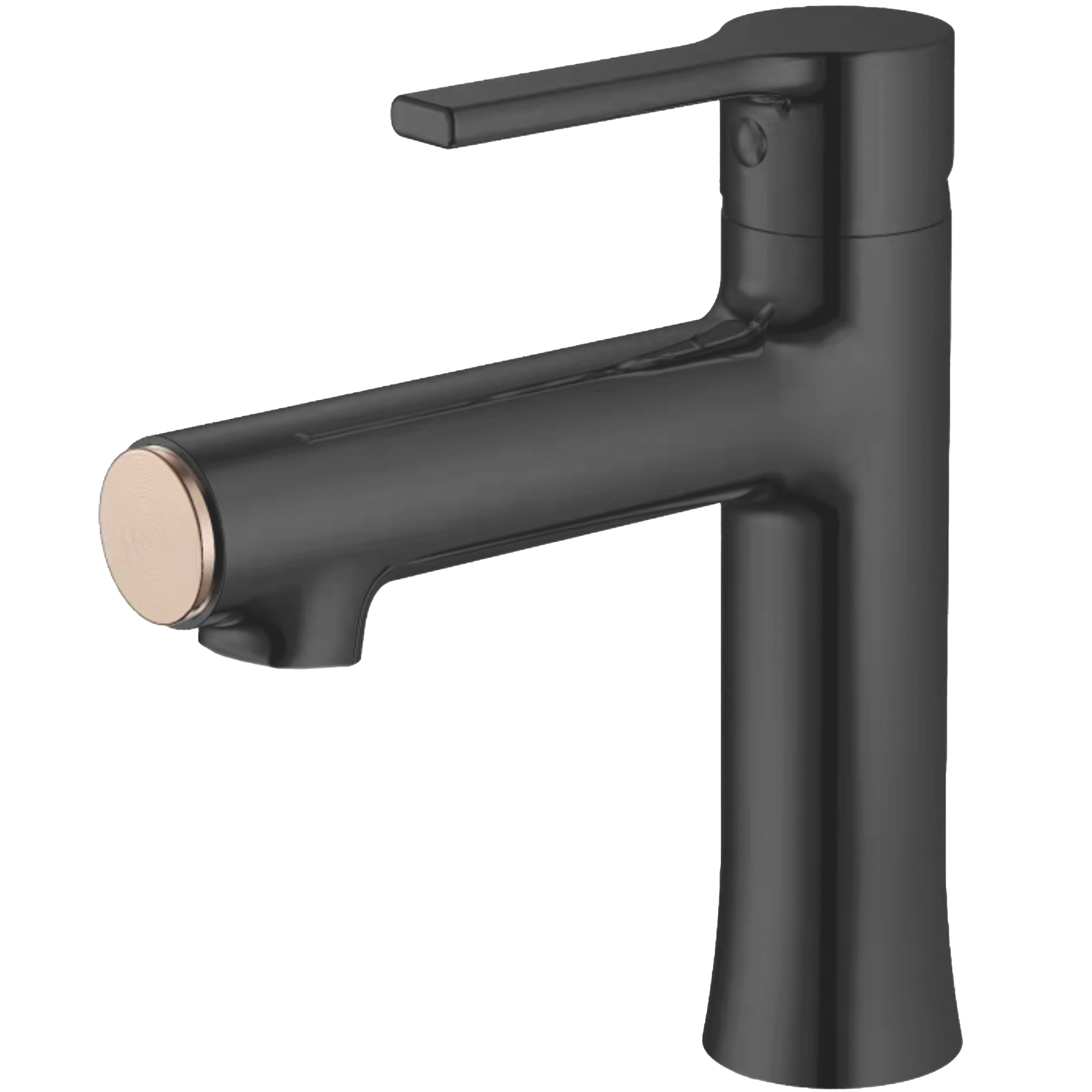 Смеситель для раковины, латунь, черный HB 10652-7