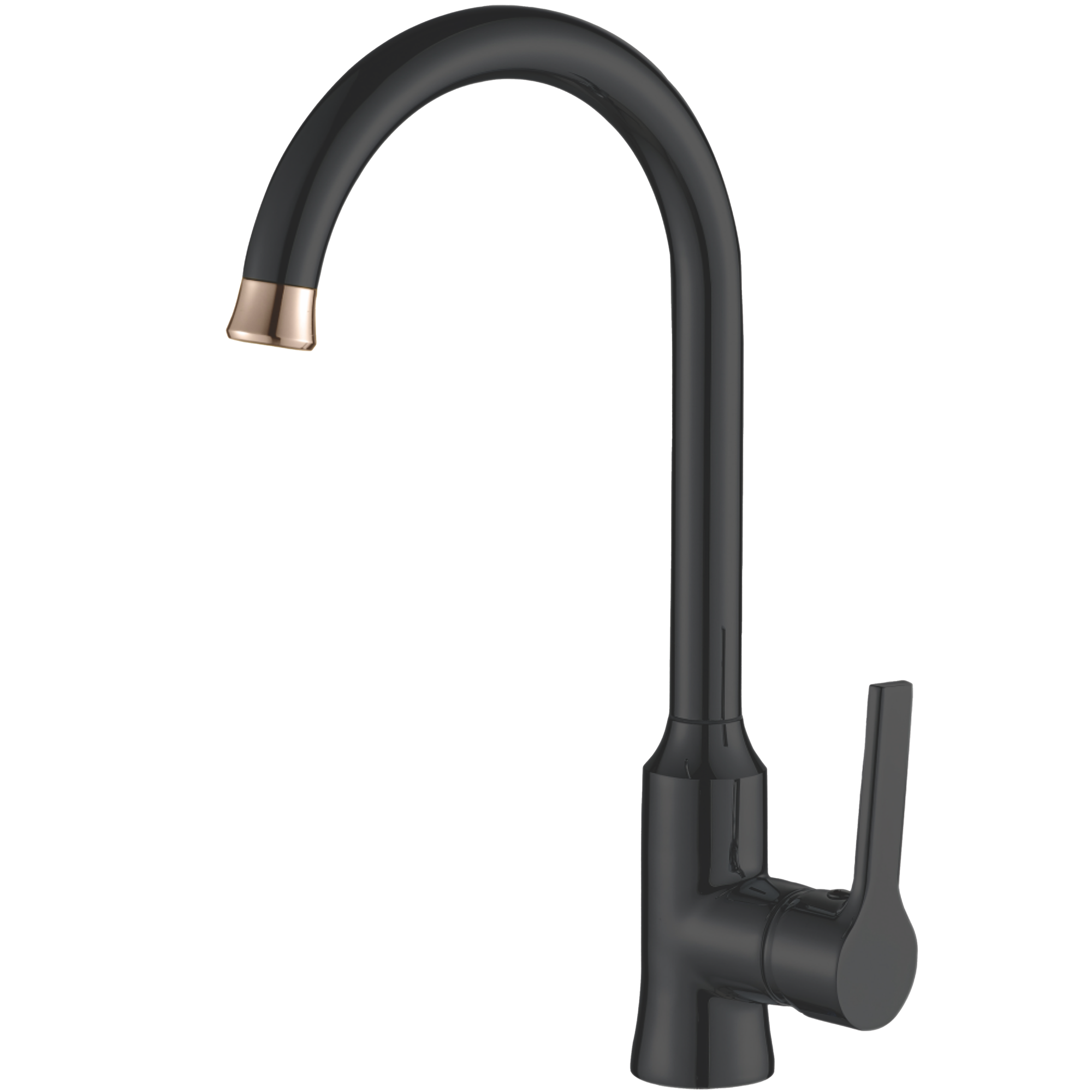 Смеситель для кухни, латунь, черный HB 70652-7