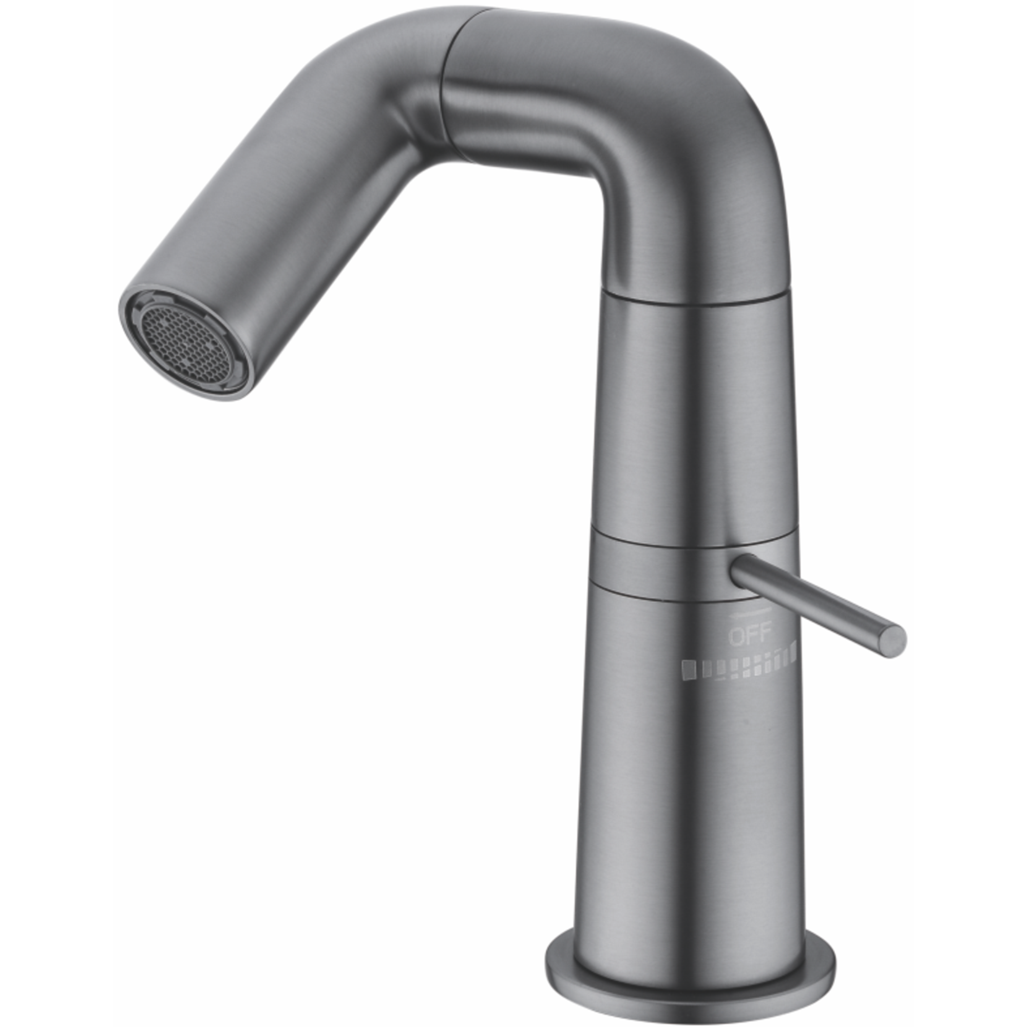 Смеситель для раковины, прогрессивный картридж, латунь, оружейная сталь HB 10813-3