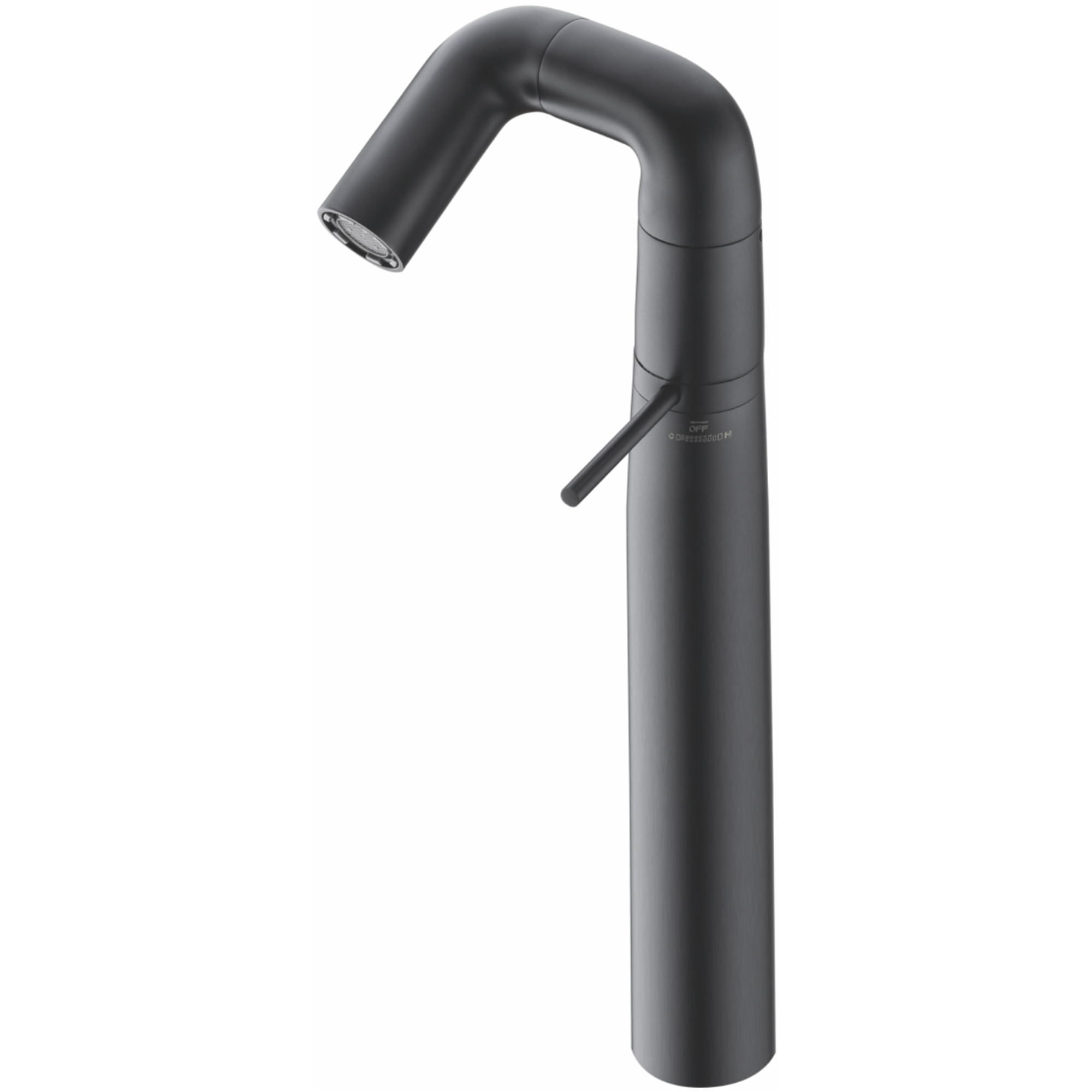 Смеситель для раковины, высокий, прогрессивный картридж, латунь, черный HB 11813-7