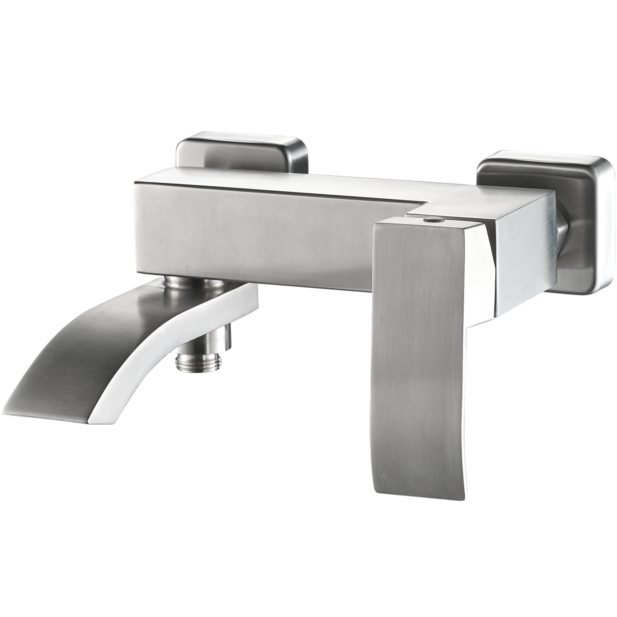 Смеситель для ванны, нержавеющая сталь Комплектация: лейка, шланг 1,5м, держатель для лейки HB 60815