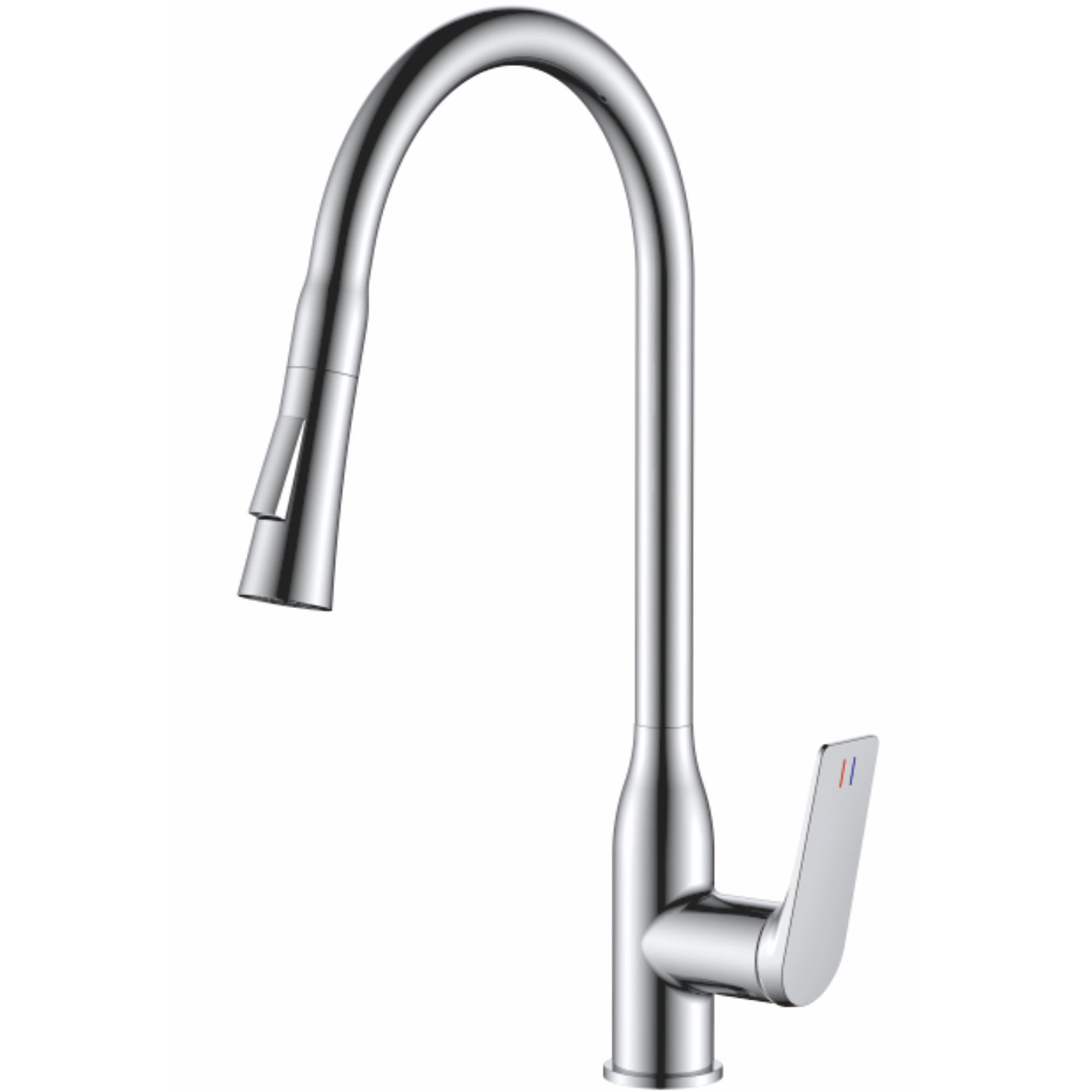 Смеситель для кухни, латунь, хром HB 73816