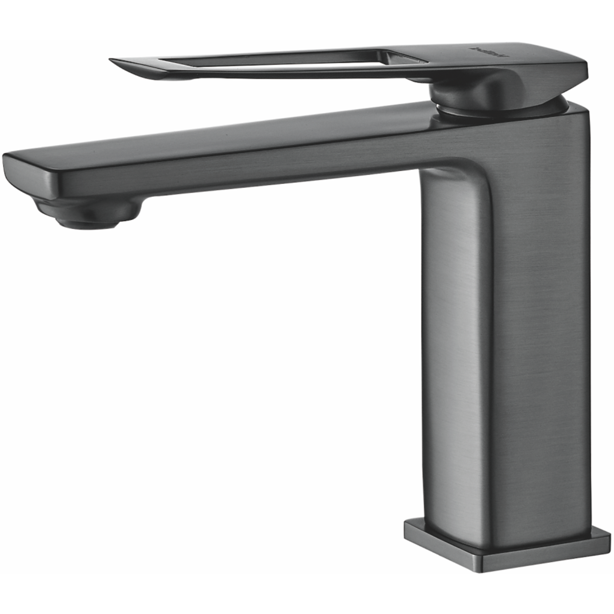 Смеситель для раковины, латунь, оружейная сталь HB 10817-3