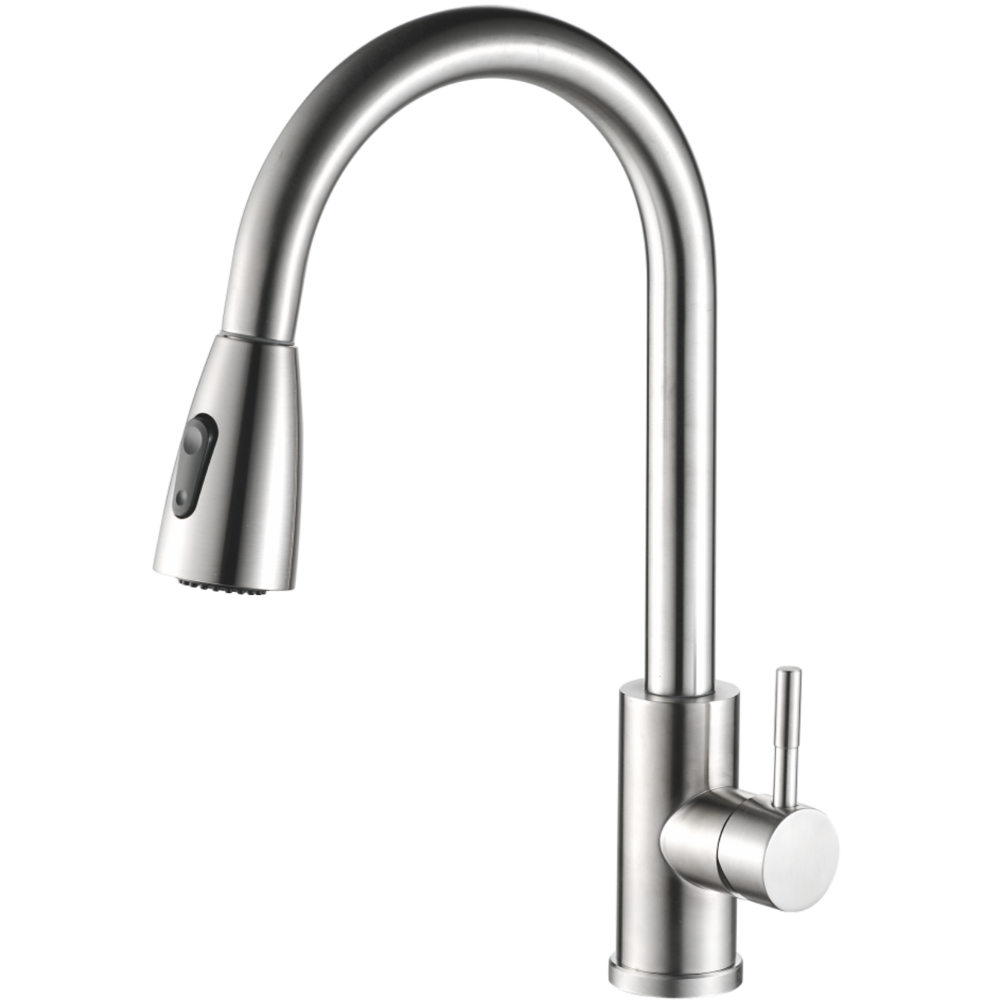 Смеситель для кухни, выдвижной излив, нержавеющая сталь HB 73304-2