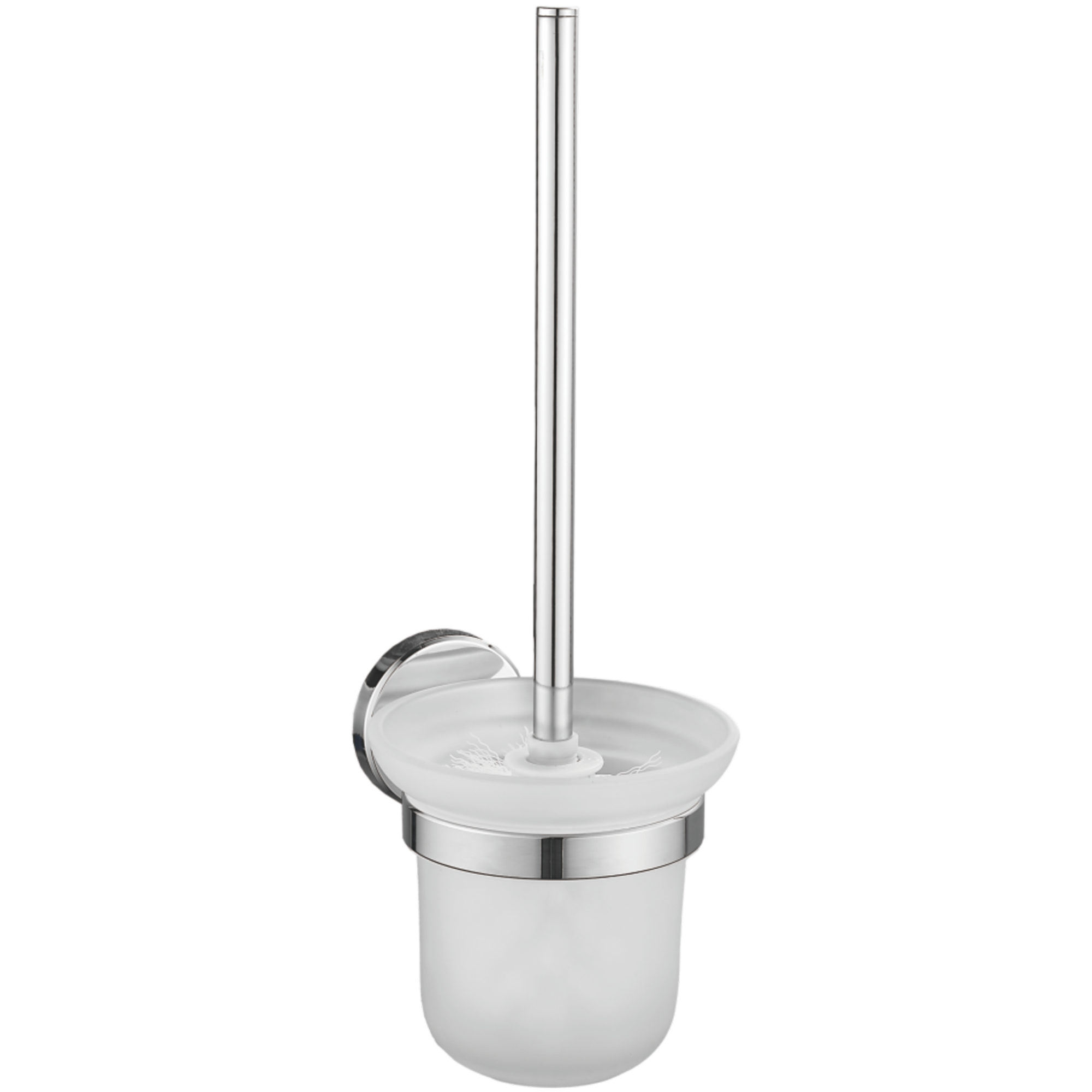 Ёршик туалетный настенный, хром HB 9010