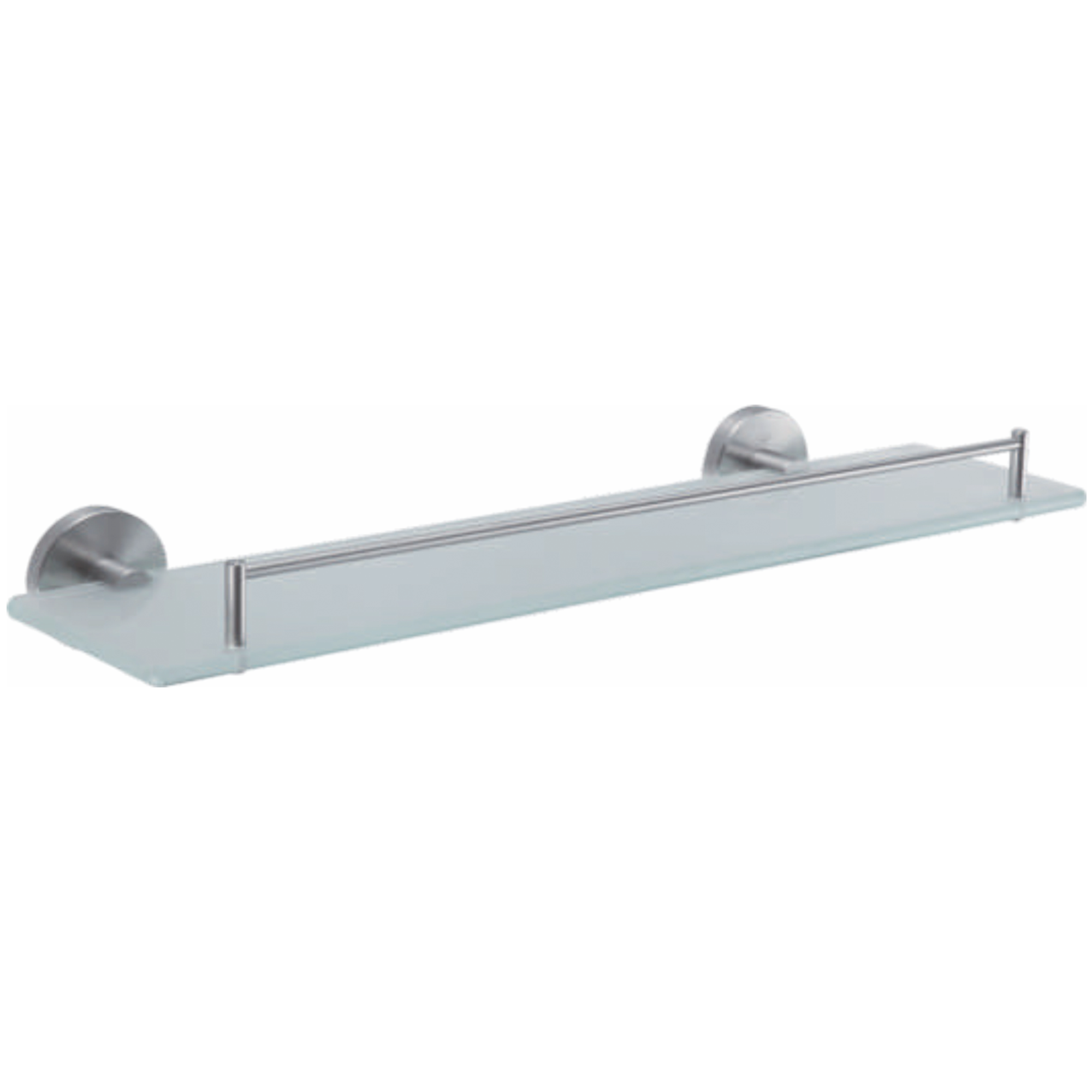 Полка стеклянная 1- ярус, нержавеющая сталь HB 8307