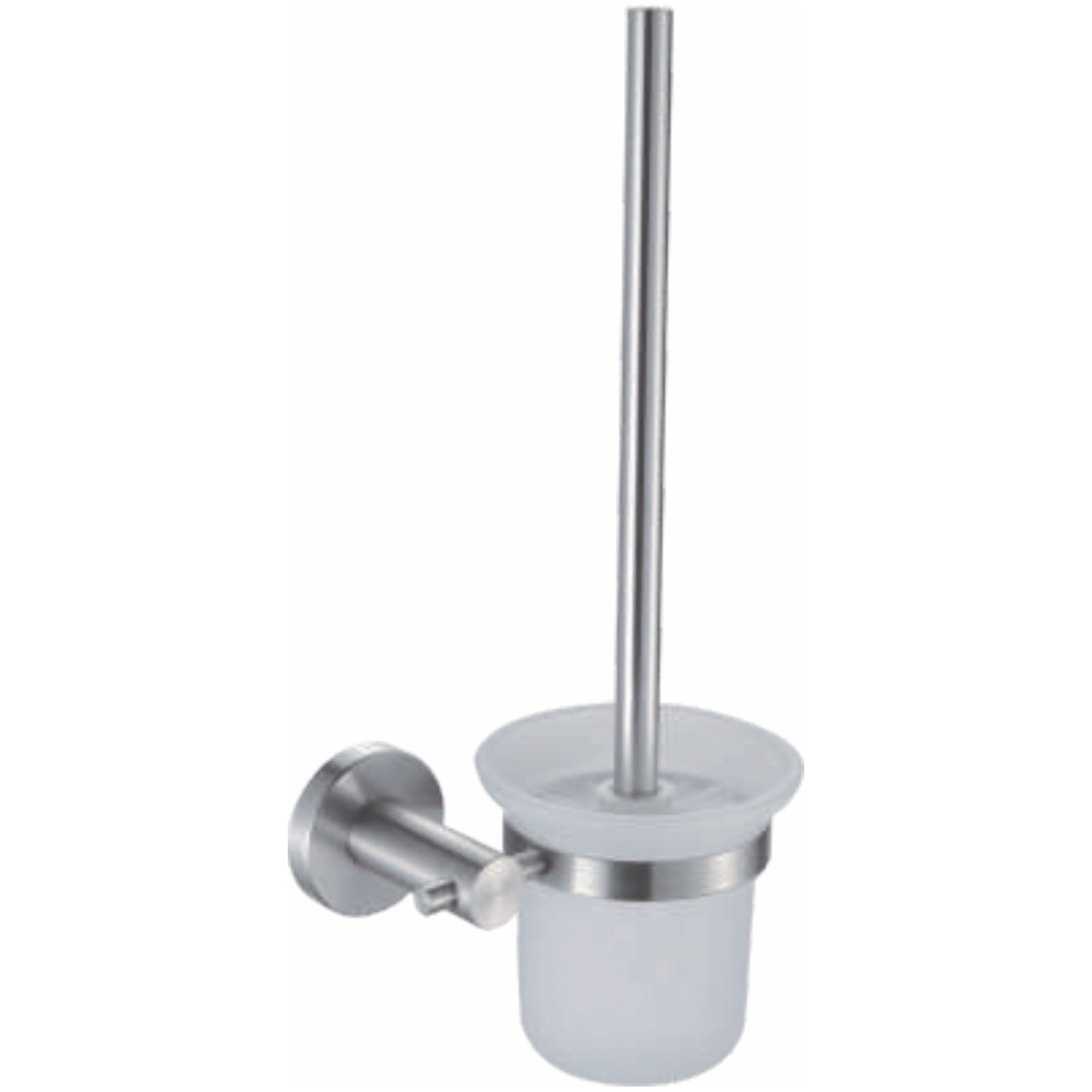 Ёршик туалетный настенный, нержавеющая сталь HB 8310