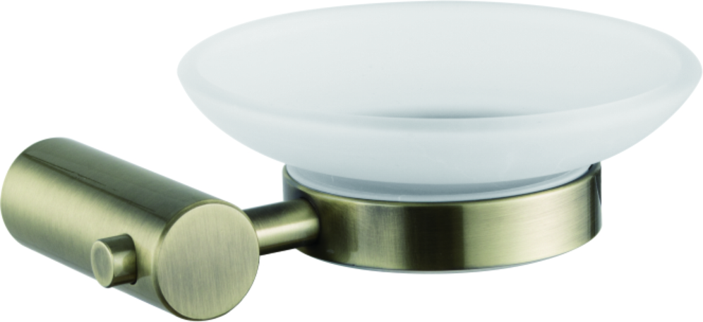 Мыльница стеклянная, бронза HB 8402-4