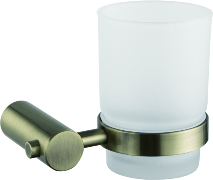 Держатель стакана матовое стекло, бронза HB 8406-4