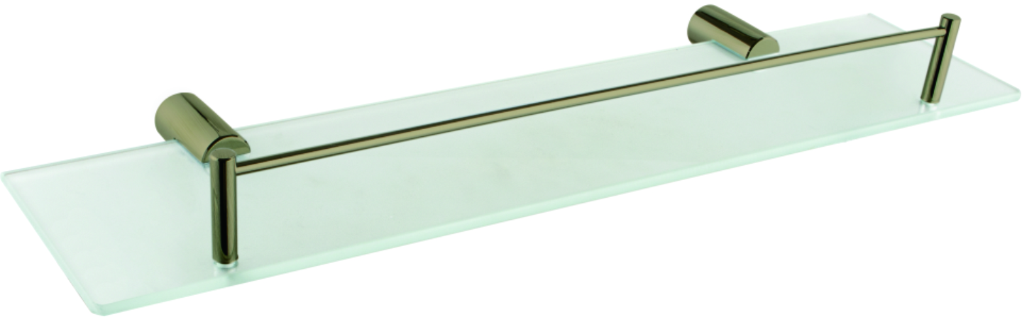 Полка стеклянная 1- ярус, бронза HB 8407-4