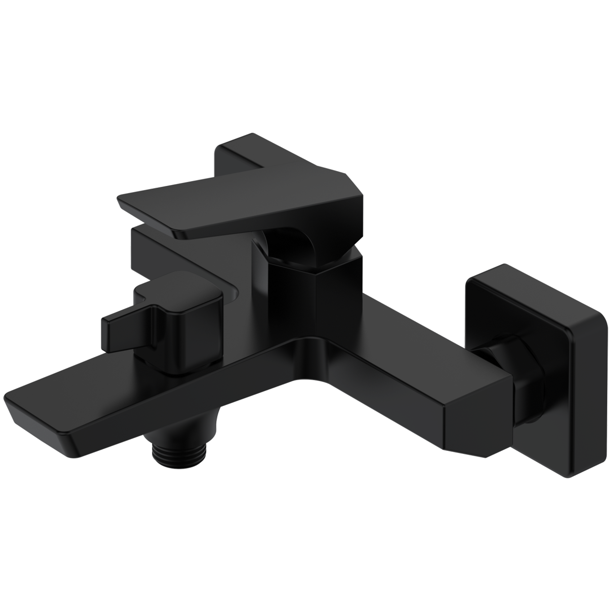 Смеситель для ванны черный HB60726-7