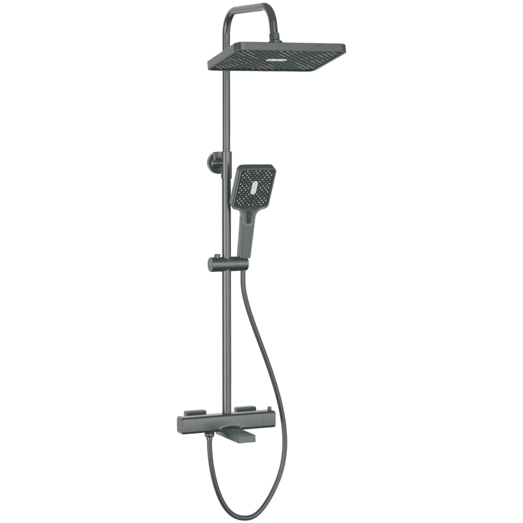 Душевая система с термостатом черный HB24537-7