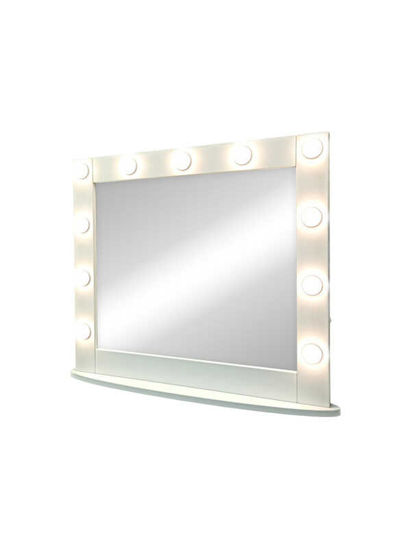 Гримерное настольное белое 11 ламп, 800x700